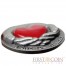 Niue Island I GIVE YOU MY HEART Silver COIN OF LOVE $5 MAX Relief 2016 Antique finish Hand Painted red glossy heart element 3 oz